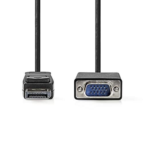 VGA-kabel DisplayPort naar VGA, 2,00 m, zwart