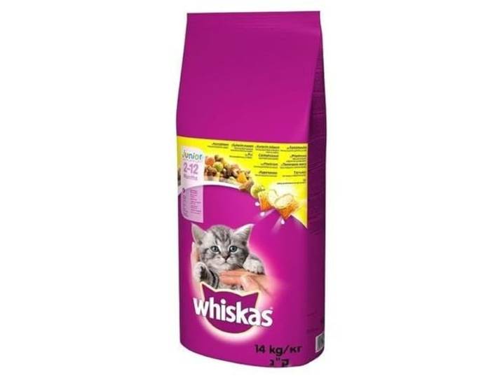 Whiskas 267261 Droogvoer voor katten Kitten Kip 14 kg