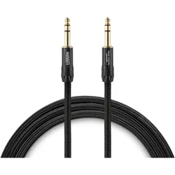 Warm Audio Instrumenten Anschlusskabel Prem TRS 3' (0.90 m), Audiokabel