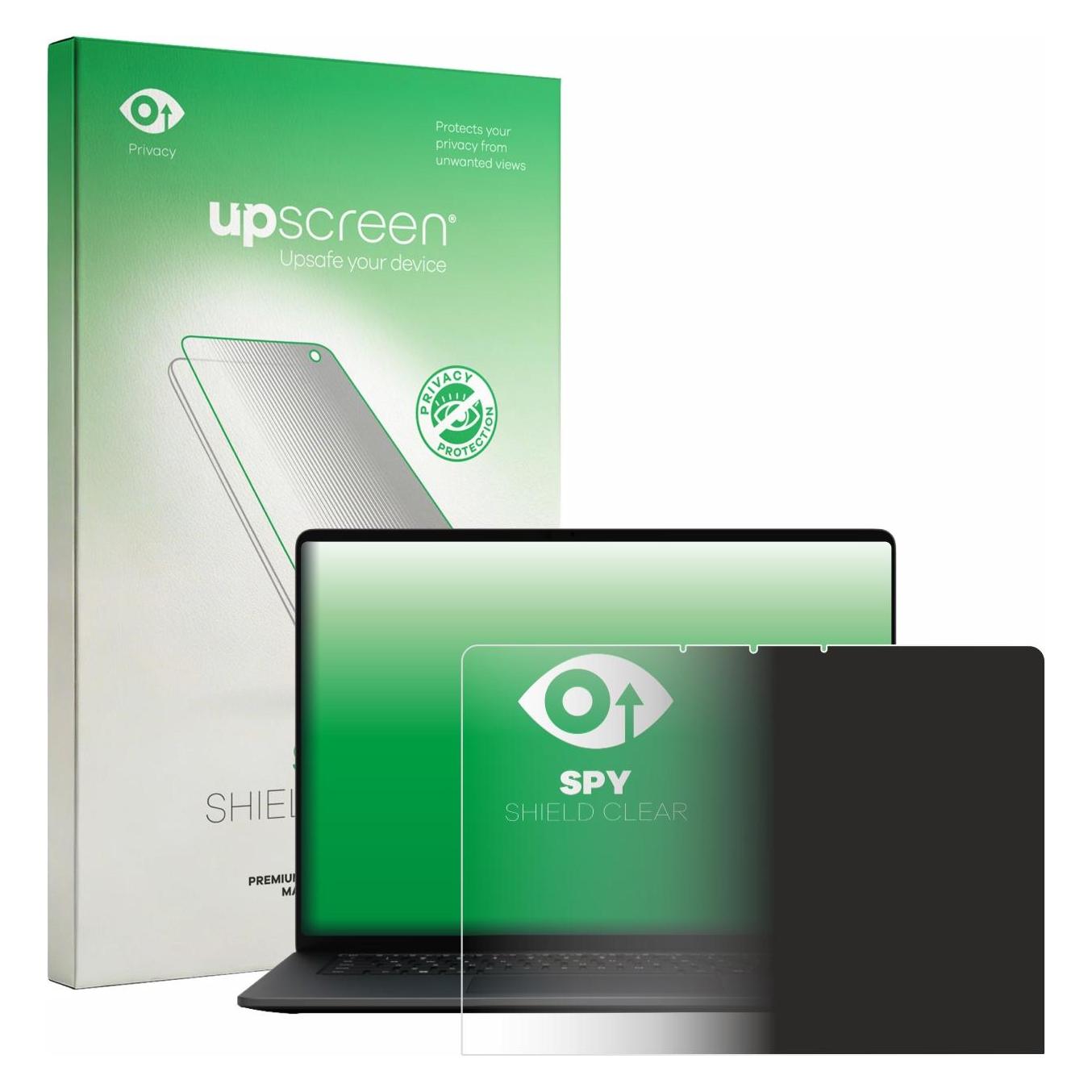 upscreen Sichtschutzfolie für Microsoft Surface Laptop 15" 2026 Anti-Spy Privacy Folie Blaulicht-Schutz (15") (3563874)