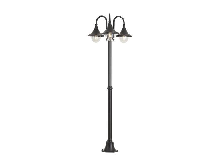 Lanterne d'extérieur classique noire 200cm 3 lumières IP44 -
