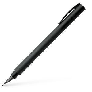 Faber-Castell Füller Ambition All Black, Feder EF, Edelharzgehäuse, schwarz