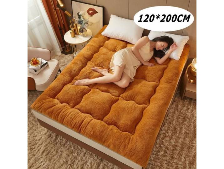 Matelas Pliable Enroulable Matelas futon Épaissir Le Tapis De Sol en Tatami Matelas de Couchage pour dortoir Cafe 120x200cm