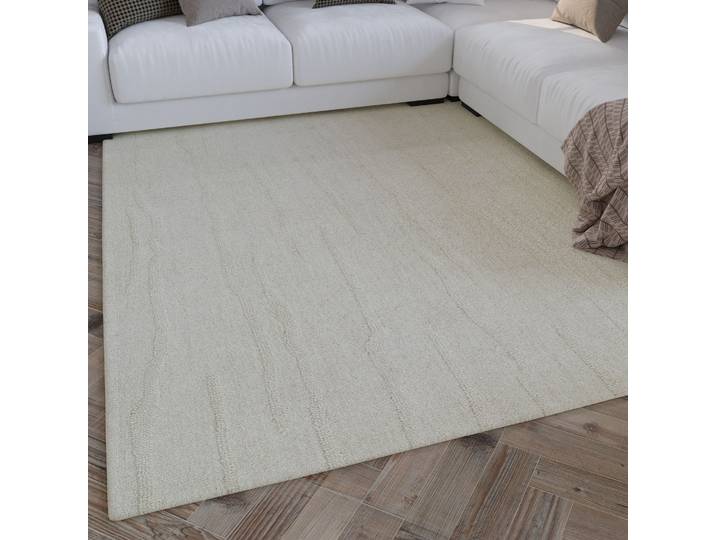 Wollteppich WECON HOME Hamptons TWENTY , beige (creme weiß), B:200cm H:15mm L:300cm, Schurwolle, Teppiche, Wollteppich, Läufer, Schurwolle, Kurzflor, Wohn- & Schlafzimmer, elegant, Streifen