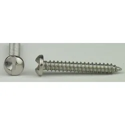 Halbrundkopf-Sicherheitsschrauben Einweg-Antrieb Blechschrauben Edelstahl A2 C 6,3x50