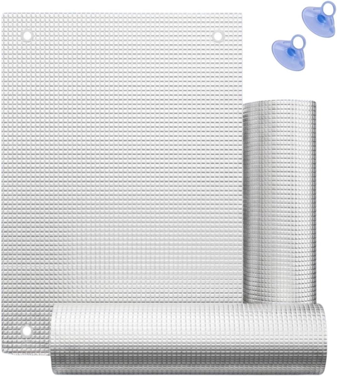 Merkloze Zonwerende Isolatie Raamfolie voor Zomer en Winter - 60 x 70 cm