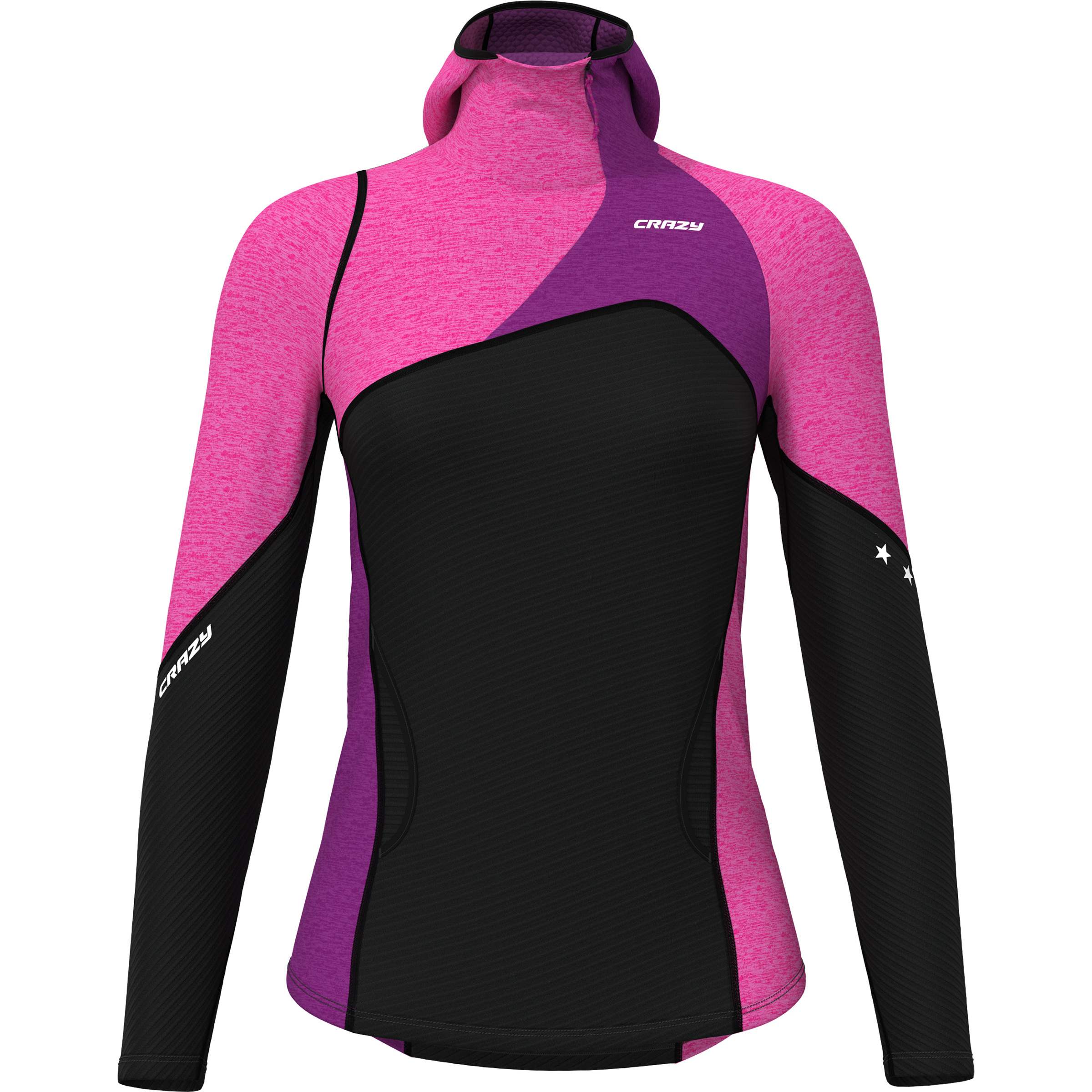 Crazy Electra Damen Hoodies schwarz Größe M Trekking Elastisch