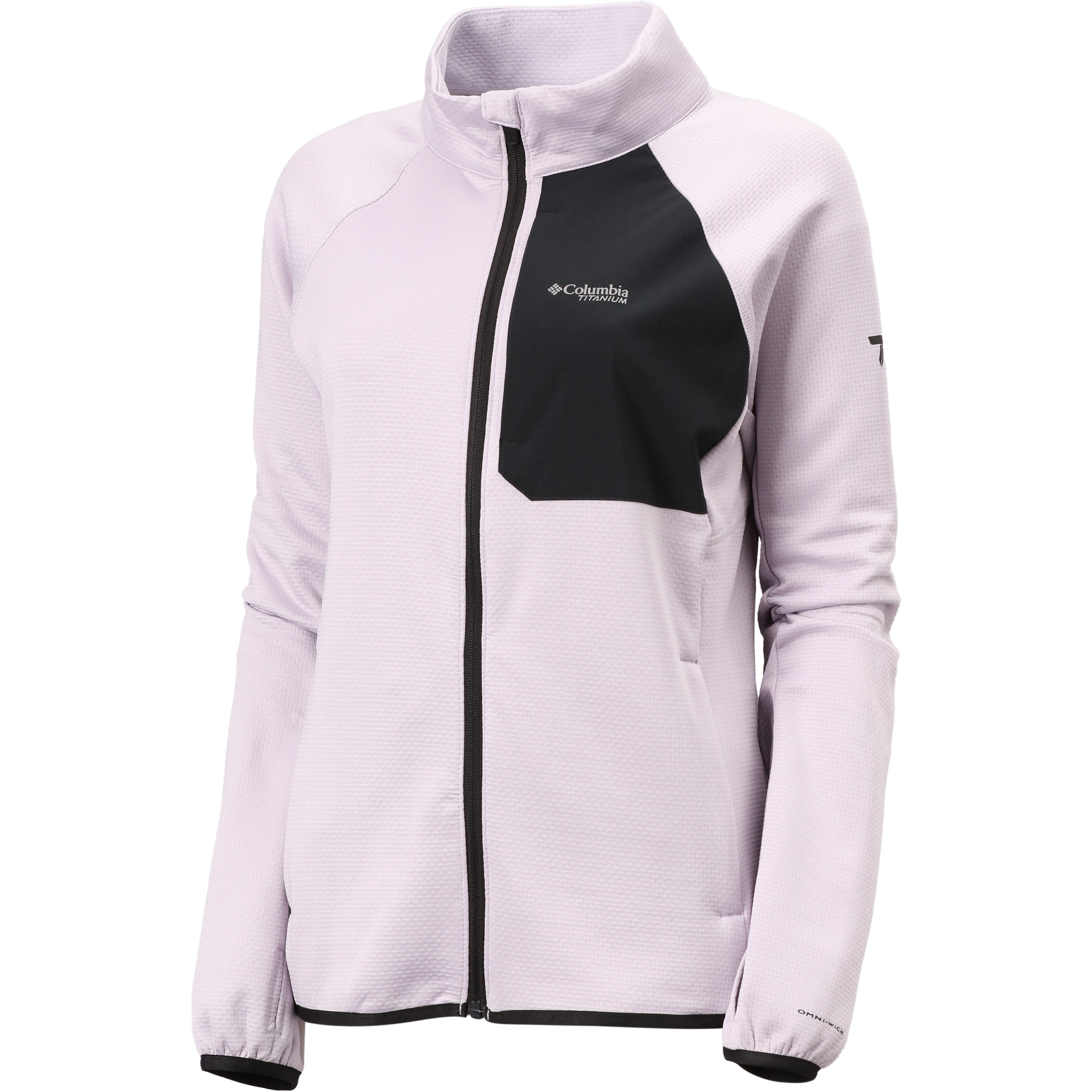 Columbia Triple Canyon Grid Damen Fleecejacke lila Größe L Trekking Elastisch