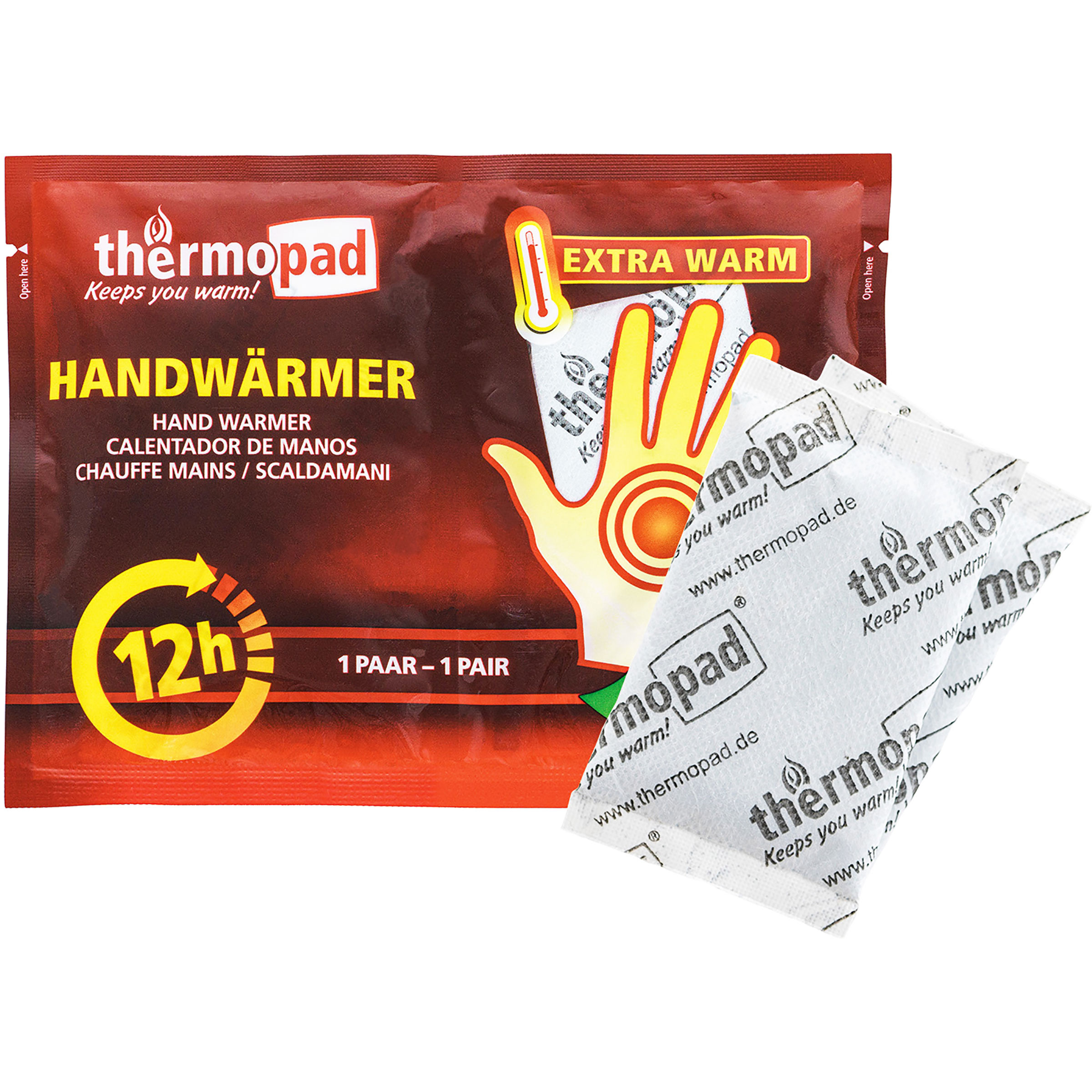 Thermopad Handwärmer Reise-Accessoires orange