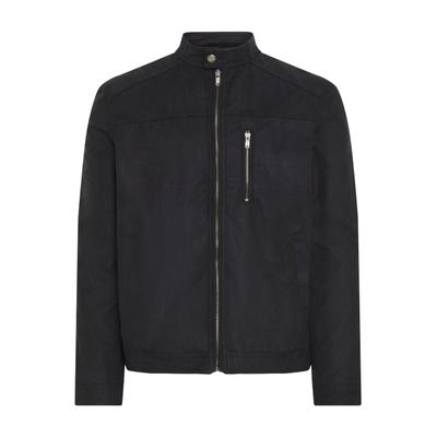 Lederjacke BLEND "Lederjacke BHEmmet", Herren, Gr. XXL, schwarz, Obermaterial: 100% Polyester PES., Jacken