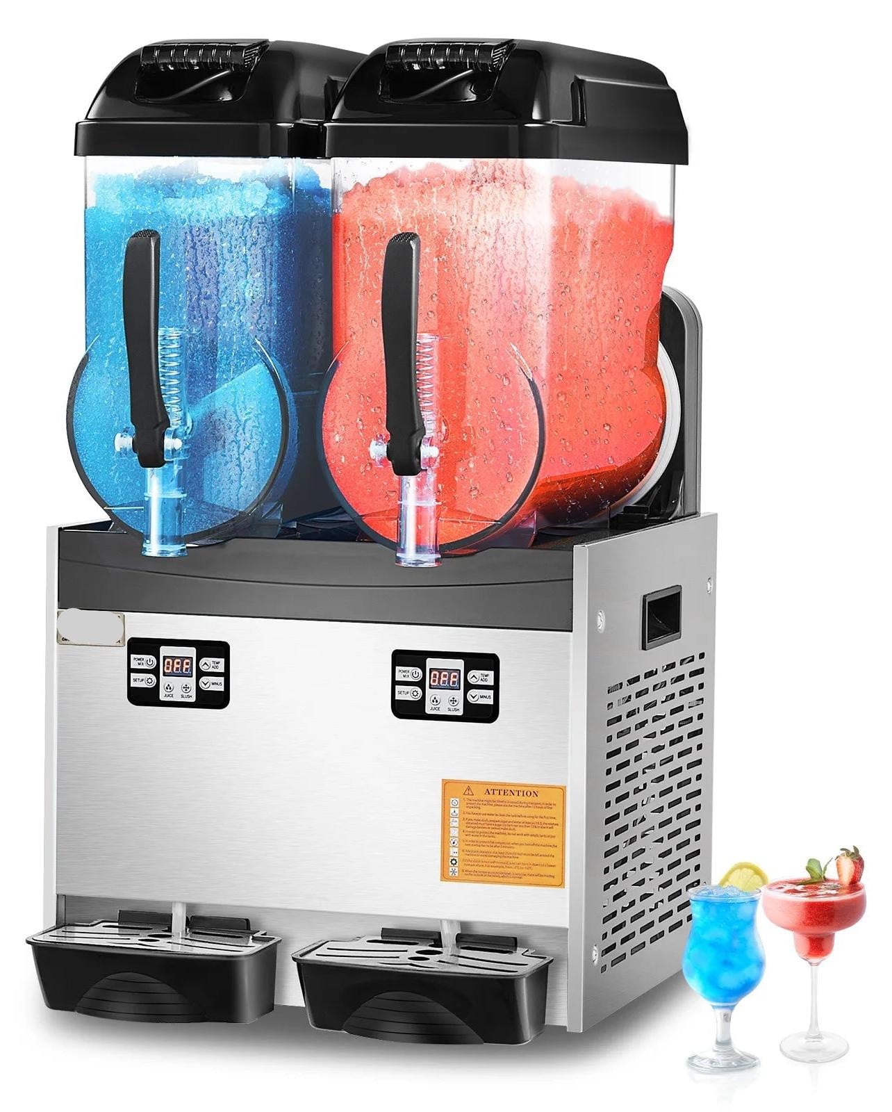 Selius Slushy Machine met Dubbele Tanks van 2x12L en Instelbare Temperatuur