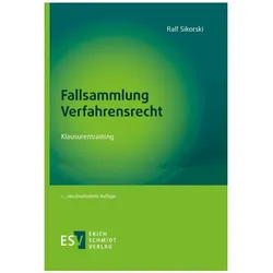 Fallsammlung Verfahrensrecht, Schulbücher von Ralf Sikorski