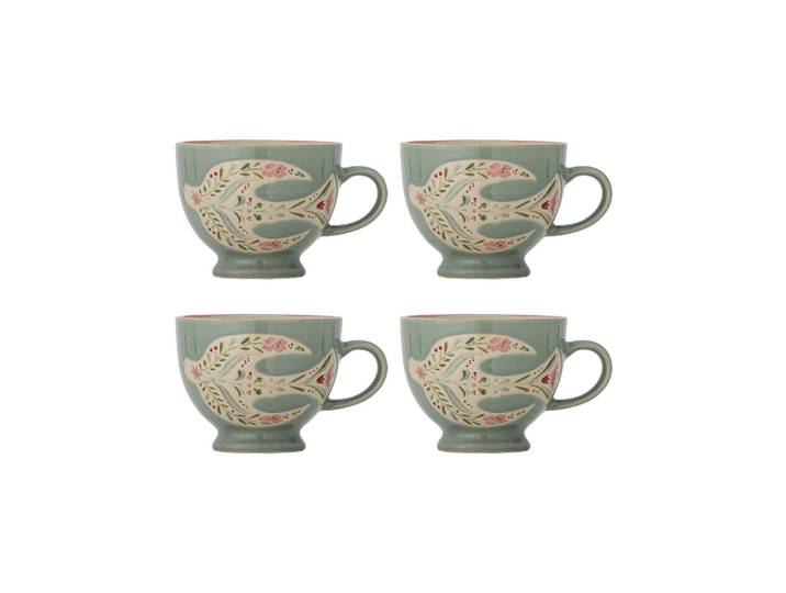 Mug D11xH9 cm en grès vert Rosalynde