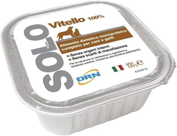Drn Solo Dog Vaschetta Multipack 32x100G VITELLO