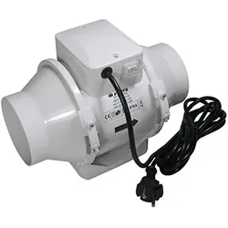 Vents Rohrventilator Lüfter TT 125 bis 280 m3/h Weiß 37
