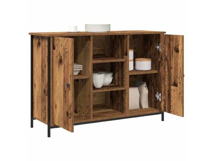 vidaXL Sideboard Altholz 100 x 35 x 70 cm, Moderner rechteckiger Stauraum, schicker Sideboard mit viel, funktionalem Möbel für Dein Zuhause