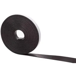Magnetband, schwarz, 1,25 cm, 5 m
