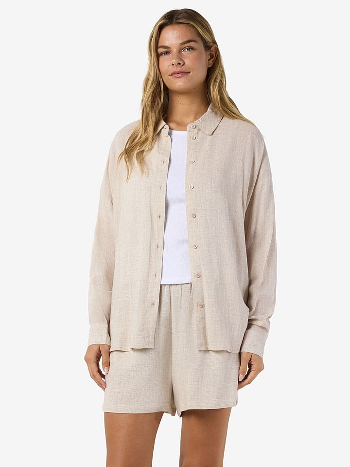 Noisy may Hemd "Leilani" in Beige - M