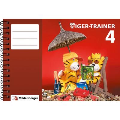 Tiger-Trainer 4 - Arbeitsheft, Gebundene Ausgabe von Mathias Heidenreich,Martina Kinkel-Craciunescu,Eva Schnitzer,Thomas Laubis, Mildenberger Verlag