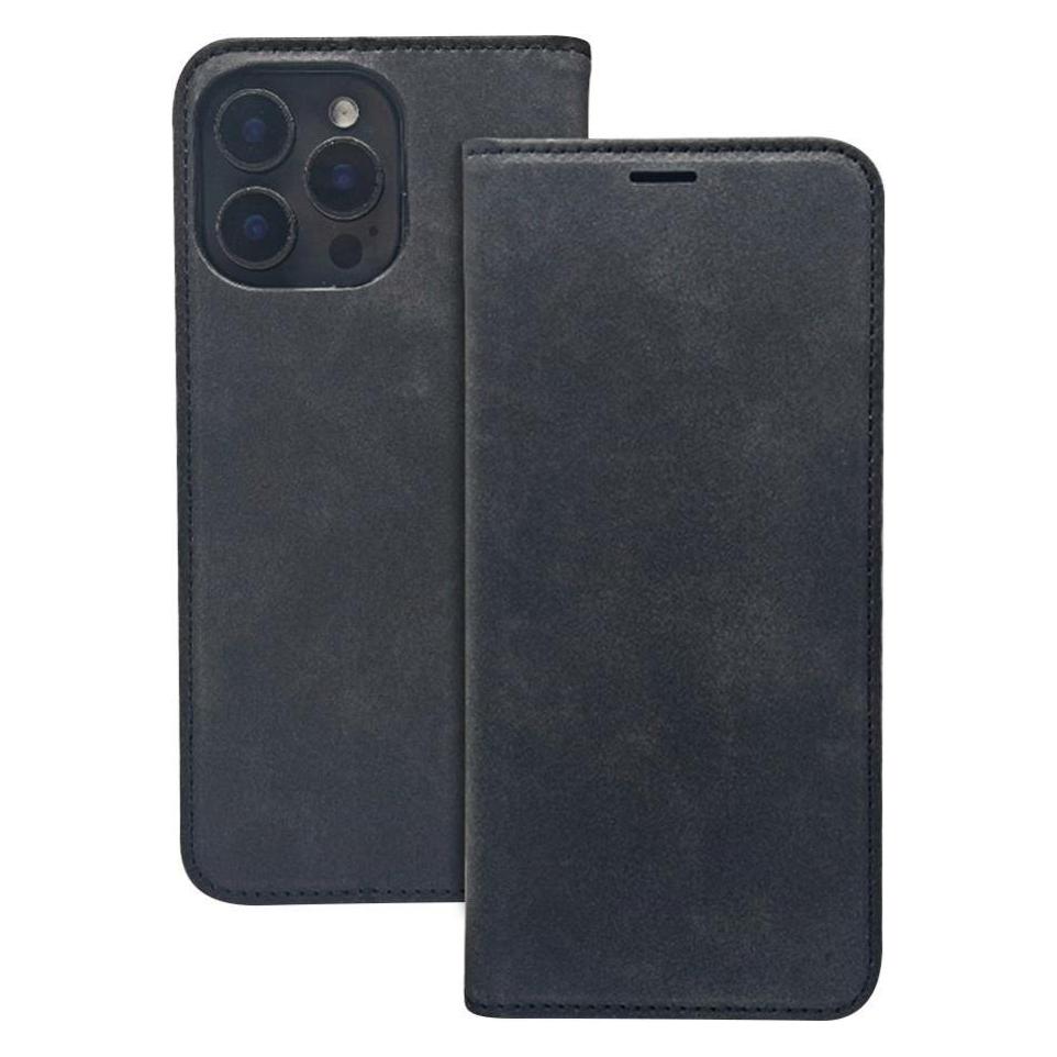 OEM Smart Suede Tasche für iPhone 11 schwarz (Apple iPhone 11) (49059468)
