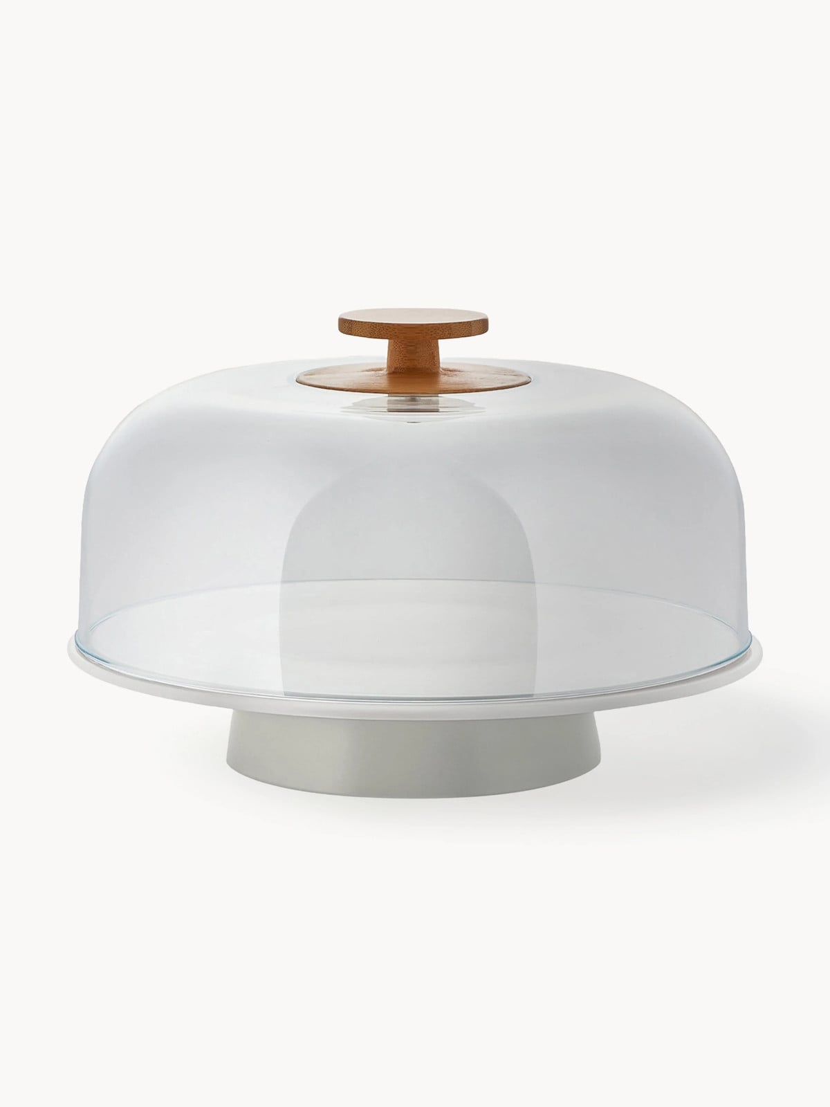 Alessi Mattina Porseleinen taartplateau met deksel