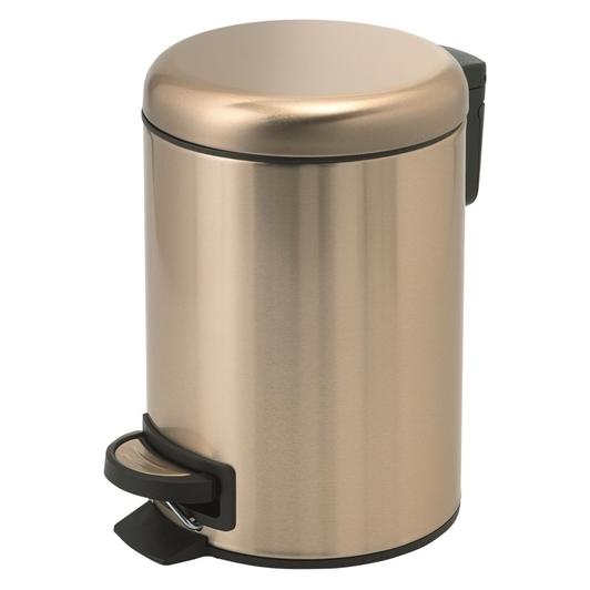 Gedy Potty Pedal Bin 5 Lt Matt Gold (5 l) (B091Z2T838)