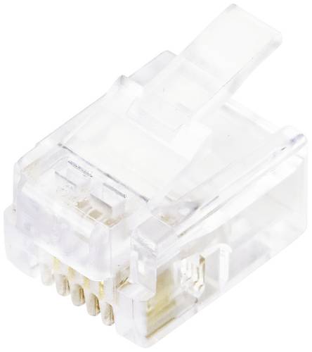 TRU COMPONENTS TC-10336036 Modularstecker Stecker, gerade Polzahl Sensoren 6P4C RJ45