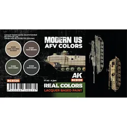 AK Real Colors Modern US AFV Colors SET