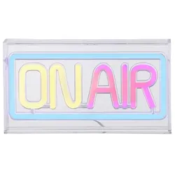 JUST LIGHT. LED-Standbild Neon-On Air Kunststoff Bunt