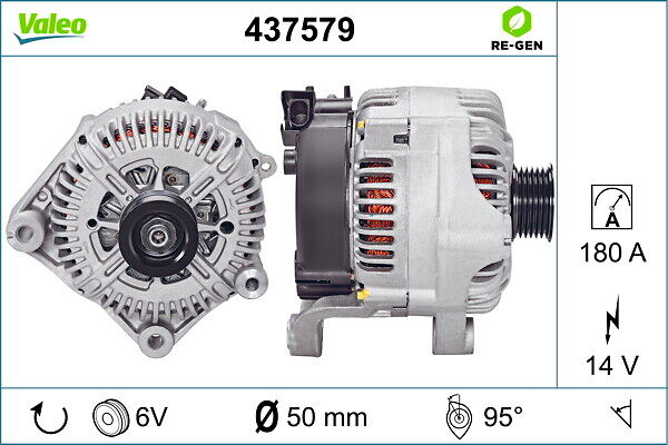 Valeo Generator Remanufactured Premium 437579 Für Mini Bmw