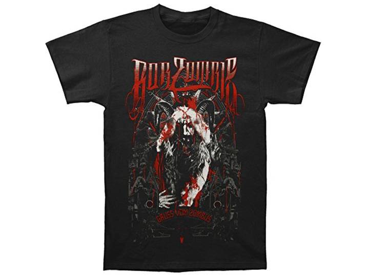 Rob Zombie Unisex T-Shirt: Krampas Zombie (Zwart) XL