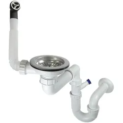 Deante, Siphon, Siphon für 1-Becken Granitspüle - Space-Saver