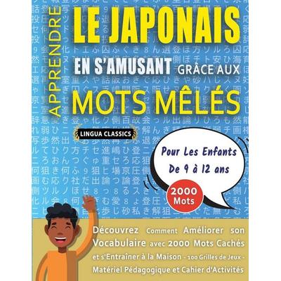 MOTS MÊLÉS GROS CARACTÈRES POUR ADULTES EN JAPONAIS - ÉDITIONS JEUX DELTA - Un Cahier de Jeux avec 2000 Mots Cachés Géants en GRAND FORMAT - Mots