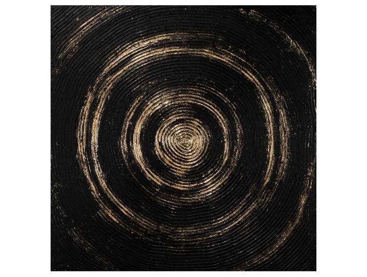 Bild Elegantes Mandala Schwarz-Gold image LAND / Farbe: Schwarz-Gold