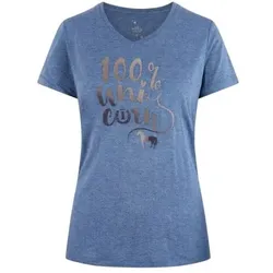 Imperial Riding T-Shirt 100% Unicorn Denim blue melange Sommer 2020, Größe: S