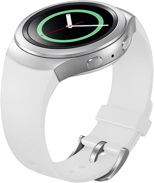 Everyday Crate Samsung Gear S2 Sport Silicone Watch Band Soft Replacement Watch Strap white
