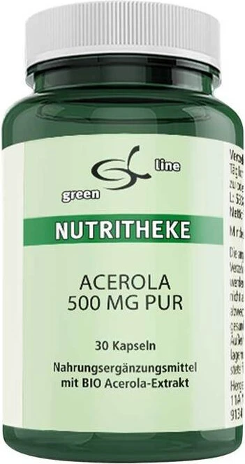 Acerola 500 mg pur Kapseln 30 St