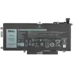 Dell Battery 7280 4 Cell 60WHR (4 Zellen, 7500 mAh), Notebook Akku, Schwarz