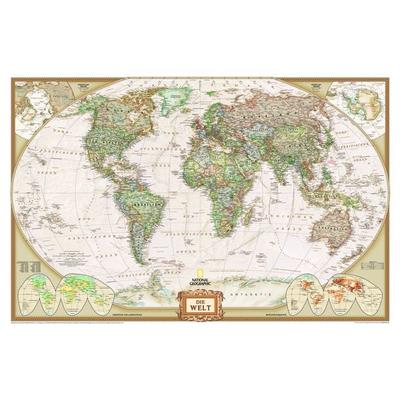 National Geographic Weltkarte als Poster in Deutsch, ca. 88x58cm, Sonstige von , INTERKART Landkarten & Globen, 978-3-943119-60-2