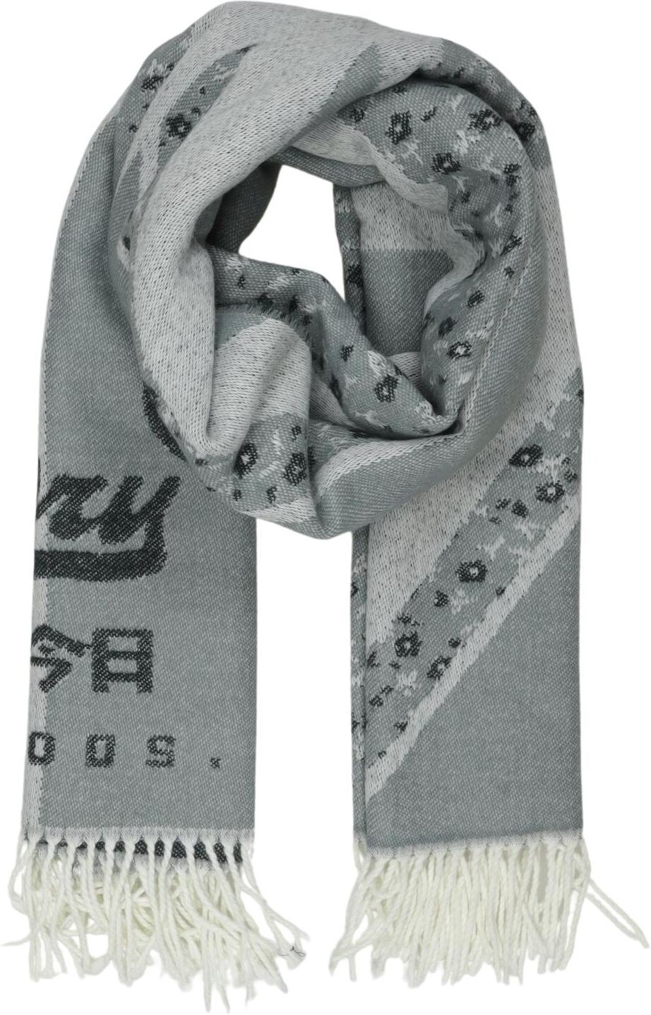 Superdry Damen Schal oder Tuch, Grau, Synthetik - Second Hand