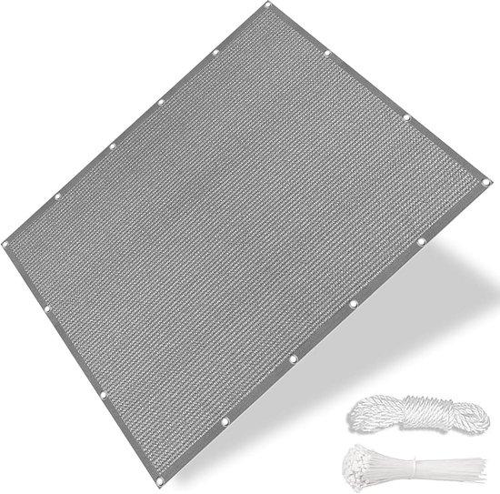 Sonnenschutzschirm 360 x 420 cm - Atmungsaktiv und UV-Schutz für Garten, Balkon und Camping
