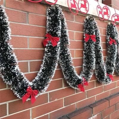 Inspired Living 2m Classic Christmas Ribbon Garland For Tree, Mantel & Party Decor d