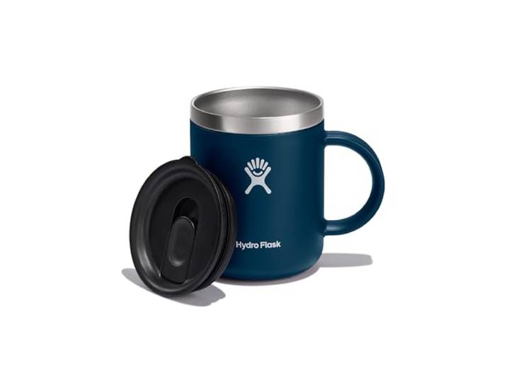 Hydro Flask – Mug Coffee 355 ml (12 oz) Isolierter Edelstahl mit verschließbarem spritzfestem Deckel – Kalt 24 Std., heiß 12 Std. – Indigo