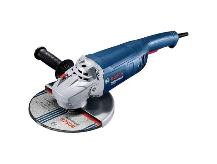 Bosch PRO Meuleuse angulaire GWS 20-230 P Grande légèreté et performances élevées : meuleuse angulaire de 230 mm compacte avec PROtection switch (interrupteur homme