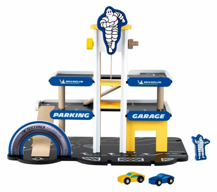 Theo Klein 3404 Michelin houten garage groot model