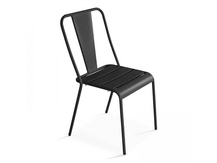 Oviala - Chaise bistrot en métal