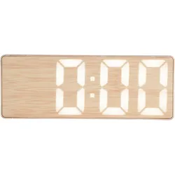 Karlsson, Wecker, Wecker Bondone Flat LED, mokka-braun