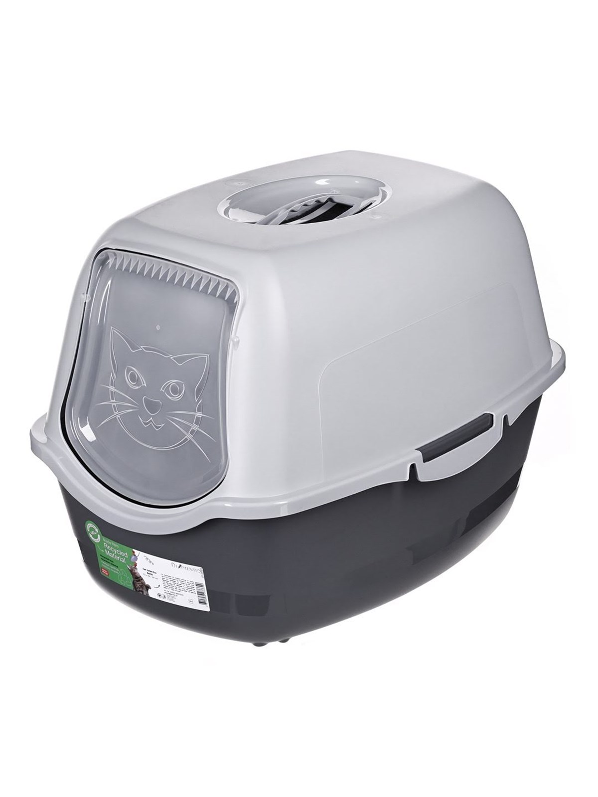 DIAMENTIQ BAYA light grey/dark grey - Katzentoilette - 55,5 x 40 x 38,7 cm