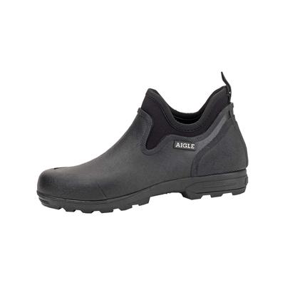 Gummistiefel AIGLE "Lessfor Plus", Damen, Gr. 36, schwarz (noir), Obermaterial: 100% Gummi rubber., Schuhe Gummistiefel