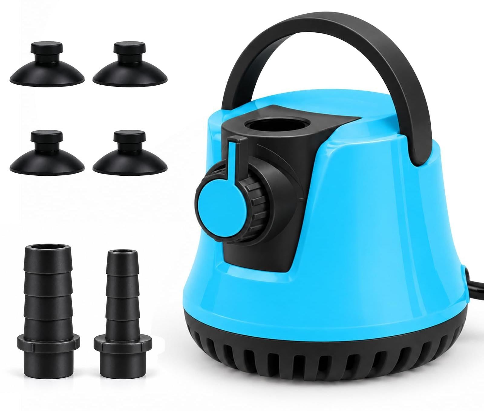 Lustrens Stille Mini-aquariumfilter en Bodemzuigpomp